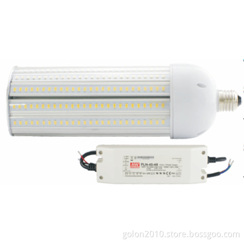 E40 LED Street Bulb 45W 5000lm, Meanwell External Driver, 100-277VAC LED Street Lamp E27